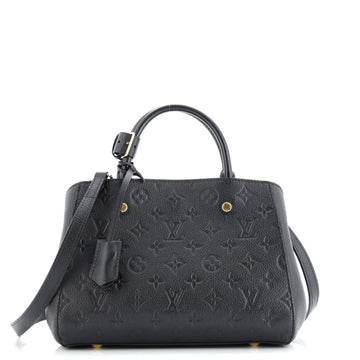 Louis Vuitton Montaigne Handbag Monogram Empreinte Leather BB