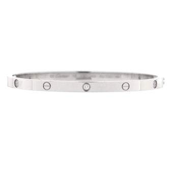 Cartier Love 6 Diamond Bracelet 18K White Gold and Diamonds Small
