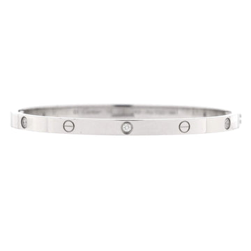 Cartier Love 6 Diamond Bracelet 18K White Gold and Diamonds Small