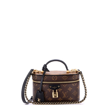 Louis Vuitton Vanity Handbag Reverse Monogram Canvas PM