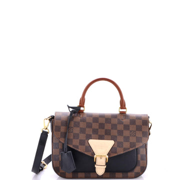Louis Vuitton Beaumarchais Handbag Damier with Leather