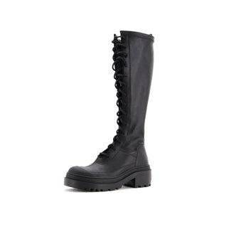 Christian Dior Women's Dior Arcade Knee High Combat Boots Leather