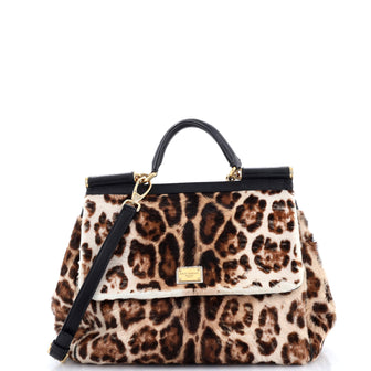 Dolce & Gabbana Miss Sicily Bag Pony Hair East West