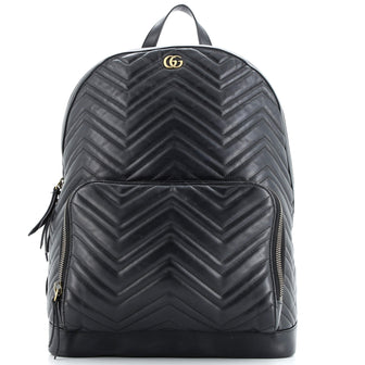 Gucci GG Marmont Pocket Backpack Matelasse Leather Medium