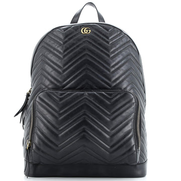 Gucci GG Marmont Pocket Backpack Matelasse Leather Medium