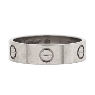 Cartier Love Band Ring 18K White Gold