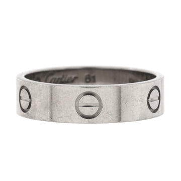 Cartier Love Band Ring 18K White Gold