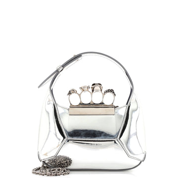 Alexander McQueen Jewelled Hobo Leather Mini