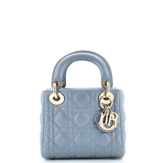 Christian Dior Lady Dior Bag Cannage Quilt Lambskin Mini