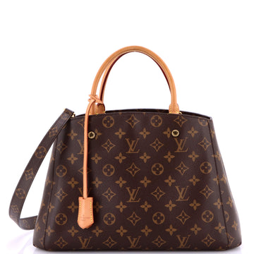 Louis Vuitton Montaigne Handbag Monogram Canvas MM