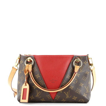 Louis Vuitton V Tote Monogram Canvas and Leather BB