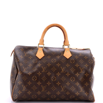 Louis Vuitton Speedy Handbag Monogram Canvas 35