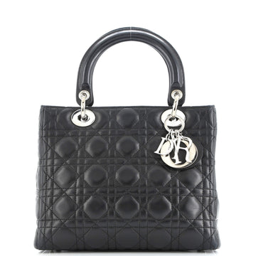 Christian Dior Lady Dior Bag Cannage Quilt Lambskin Medium