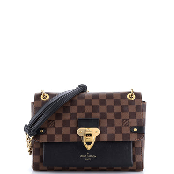 Louis Vuitton Vavin Handbag Damier with Leather PM