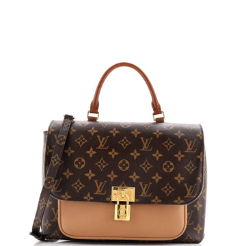 Louis Vuitton Marignan Handbag Monogram Canvas with Leather
