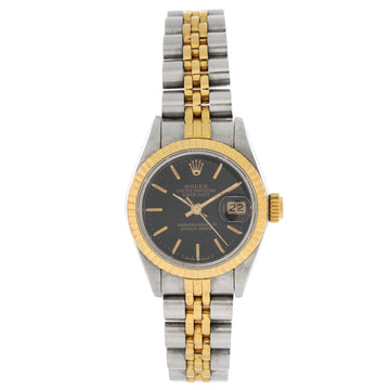 Rolex Oyster Perpetual Datejust Automatic Watch Stainless Steel and Yellow Gold 26