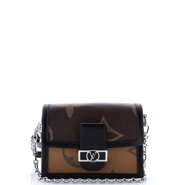 Louis Vuitton Dauphine Shoulder Bag Reverse Monogram Giant MM