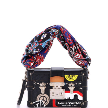 Louis Vuitton Petite Malle Handbag Limited Edition World Tour Epi Leather