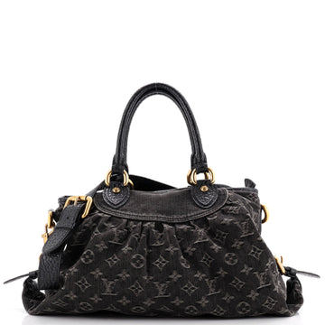 Louis Vuitton Neo Cabby Handbag Denim MM