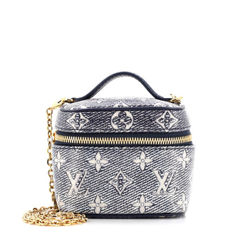 Louis Vuitton Vanity Case Monoglam Jacquard Canvas Micro