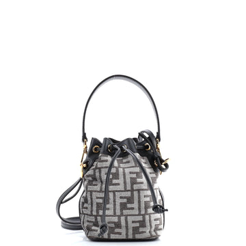 Fendi Mon Tresor Bucket Bag Zucca Tapestry Mini