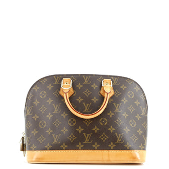 Louis Vuitton Vintage Alma Handbag Monogram Canvas PM