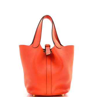 Hermes Picotin Lock Bag Clemence PM