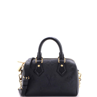 Louis Vuitton Speedy Bandouliere Bag Monogram Empreinte Giant 20