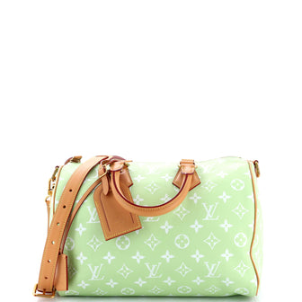 Louis Vuitton Speedy P9 Bandouliere Bag Monogram Leather 30