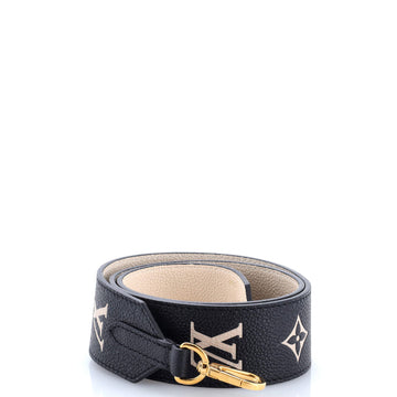 Louis Vuitton Bandouliere Shoulder Strap Bicolor Monogram Empreinte Giant
