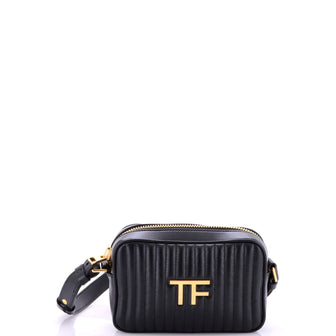 Tom Ford TF Camera Bag Vertical Quilted Leather