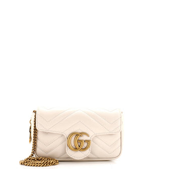 Gucci GG Marmont Flap Bag Matelasse Leather Super Mini