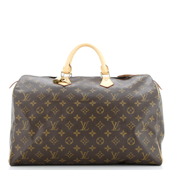 Louis Vuitton Speedy Handbag Monogram Canvas 40