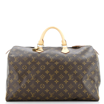 Louis Vuitton Speedy Handbag Monogram Canvas 40