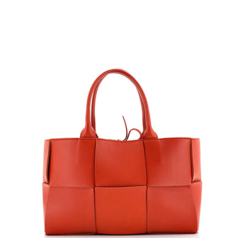 Bottega Veneta Arco Tote Maxi Intrecciato Leather Small