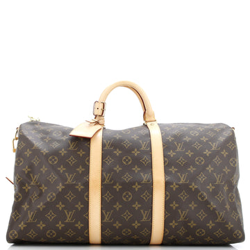 Louis Vuitton Keepall Bandouliere Bag Monogram Canvas 50