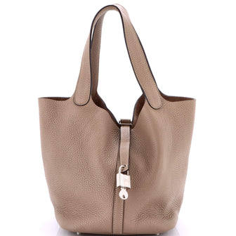 Hermes Picotin Lock Bag Clemence MM