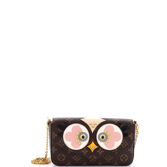 Louis Vuitton Felicie Pochette Limited Edition Lovely Birds Monogram Canvas