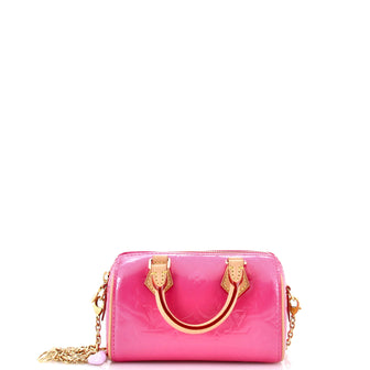 Louis Vuitton Chain Speedy Bandouliere NM Bag Limited Edition Valentine Monogram Vernis Nano