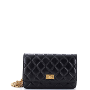 Chanel Reissue 2.55 Wallet on Chain Quilted Aged Calfskin