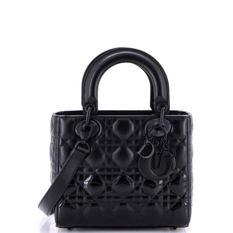 Christian Dior Lady Dior Bag Cannage Quilt Gradient Patent Small