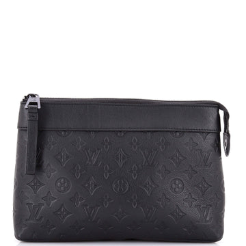 Louis Vuitton Pochette Voyage Souple Monogram Shadow Leather