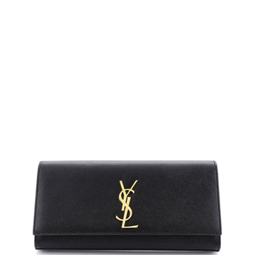 Saint Laurent Classic Monogram Clutch Leather Long