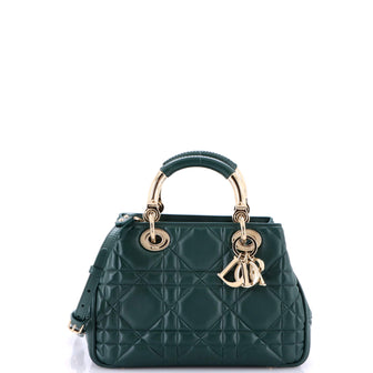 Christian Dior Lady 95.22 Bag Cannage Embossed Leather Small