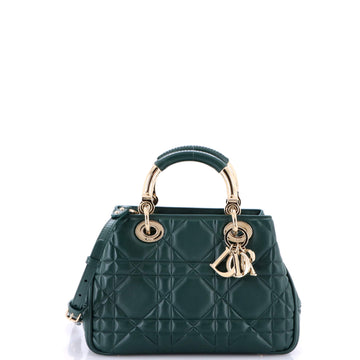 Christian Dior Lady 95.22 Bag Cannage Embossed Leather Small