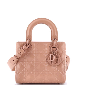 Christian Dior My ABCDior Lady Dior Bag Diamond Motif Cannage Calfskin Small