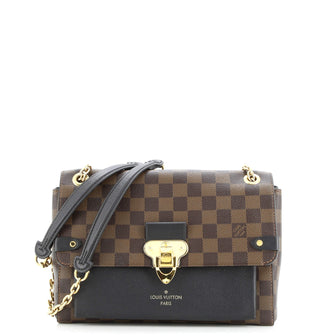 Louis Vuitton Vavin Handbag Damier with Leather PM