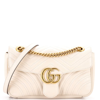 Gucci GG Marmont Flap Bag Matelasse Leather Medium