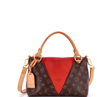Louis Vuitton V Tote Monogram Canvas and Leather BB
