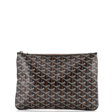 Goyard Senat Zip Pouch Coated Canvas MM